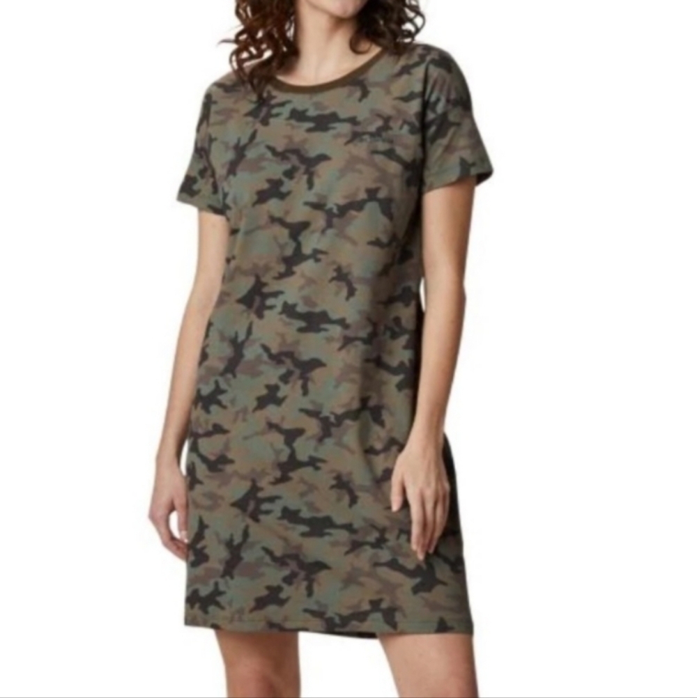 Columbia Camo TShirt Dress SzXS
